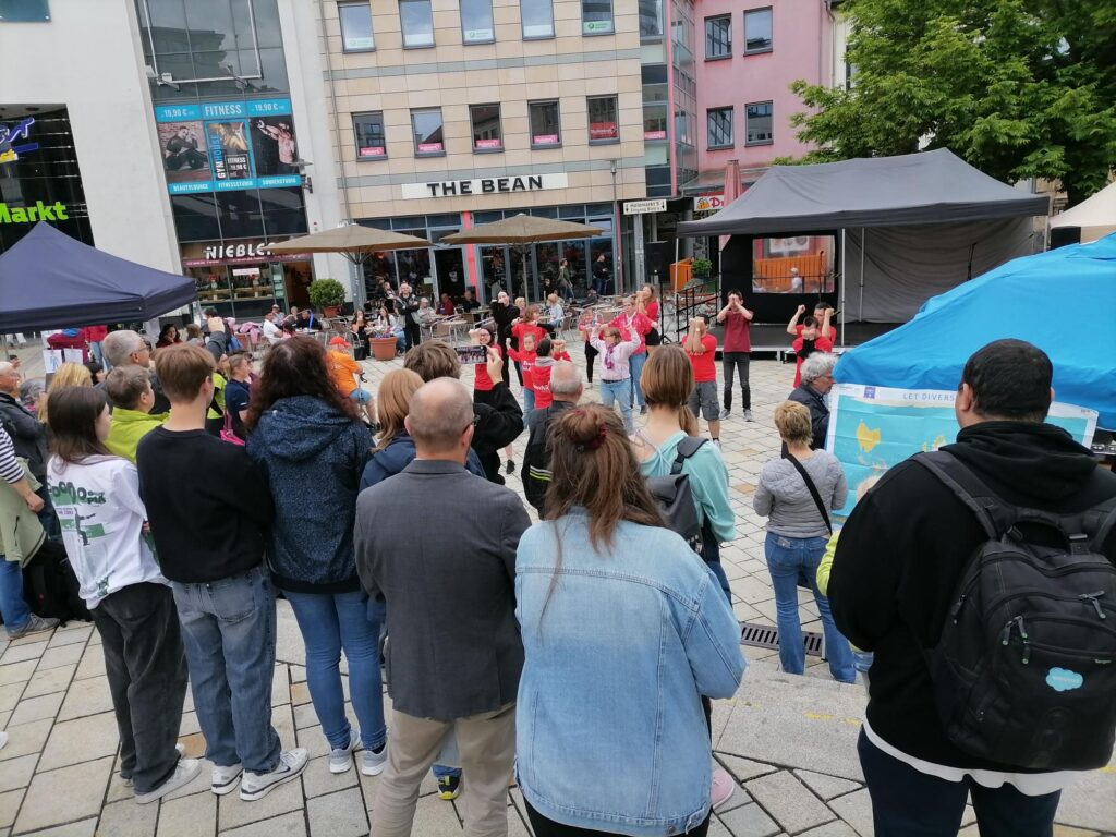 2025, viel Publikum für die inklusive Tanzgruppe